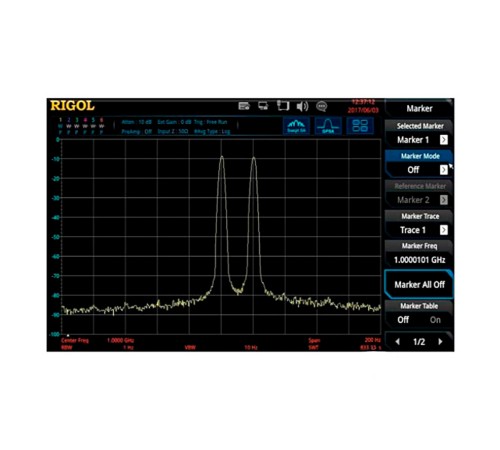 Опция полосы RBW от 1 Гц до 10 МГц RSA3000-BW1