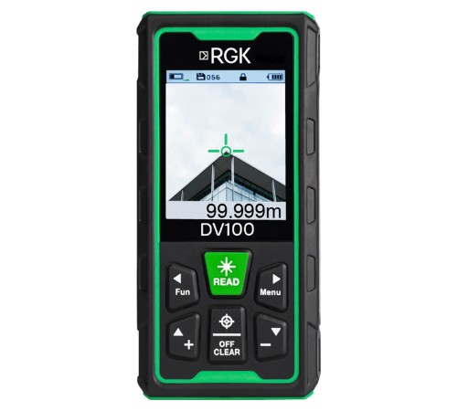 Лазерный дальномер с видоискателем RGK DV100 Лазерный дальномер с видоискателем RGK DV100