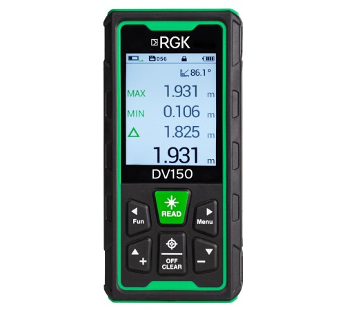 Лазерный дальномер с видоискателем RGK DV150 Лазерный дальномер с видоискателем RGK DV150