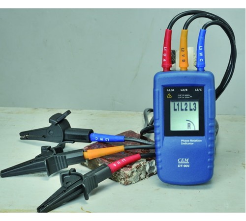 Индикатор чередования фаз CEM DT-901 Индикатор чередования фаз CEM DT-901