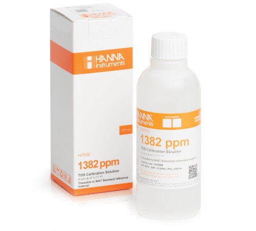 HI 7032 L Калибровочный раствор TDS 1382 mg/L HI 7032 L Калибровочный раствор TDS 1382 mg/L