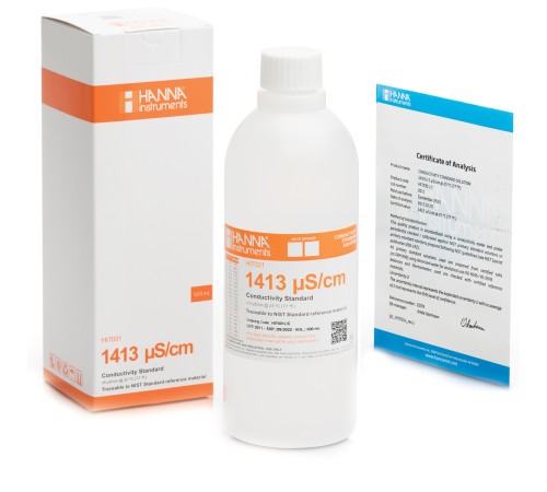 HI 7031 L Стандарт проводимости 1413 µS/cm HI 7031 L Стандарт проводимости 1413 µS/cm