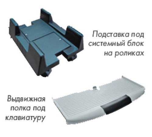 Подставка под сист/блок на роликах ПС Подставка под сист/блок на роликах ПС