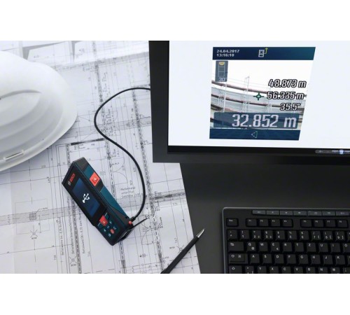 Лазерный дальномер Bosch GLM 120 C (0.601.072.F00) Лазерный дальномер Bosch GLM 120 C (0.601.072.F00)