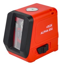 Лазерный уровень RGK ALPHA 202 с калибровкой с зелёным лучом