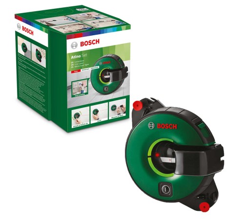 Лазерный уровень с рулеткой Bosch Atino Set (0.603.663.A01) Лазерный уровень с рулеткой Bosch Atino Set (0.603.663.A01)