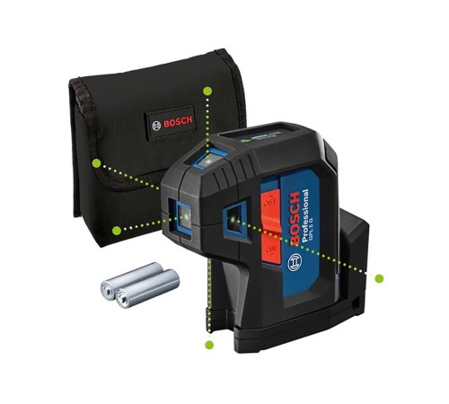Лазерный уровень Bosch GPL 5 G Professional (0.601.066.P00) с зеленым лучом Лазерный уровень Bosch GPL 5 G Professional (0.601.066.P00) с зеленым лучом