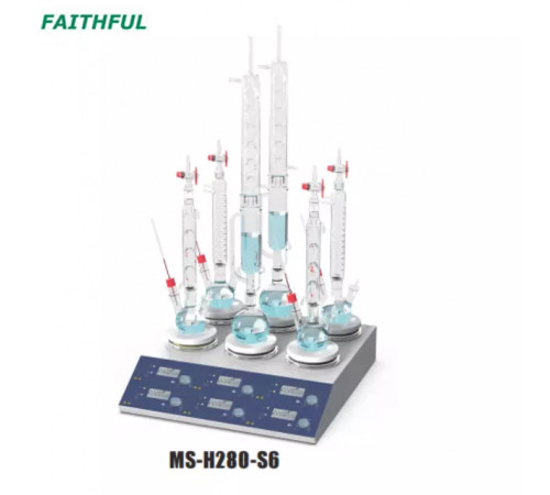 Многоместная магнитная мешалка Faithful MS-H280-S6 Многоместная магнитная мешалка Faithful MS-H280-S6