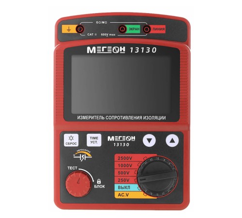Мегаомметр МЕГЕОН 13130 Мегаомметр МЕГЕОН 13130