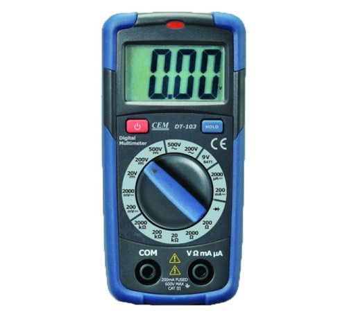 Малогабаритный мультиметр CEM DT-103 Малогабаритный мультиметр CEM DT-103