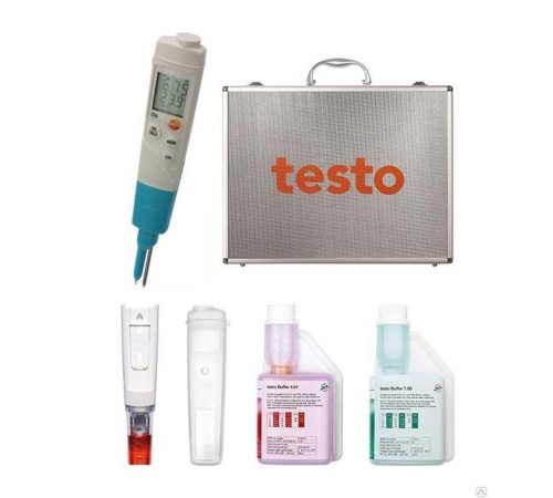 Стартовый комплект Testo 206-pH2 - карманный pH-метр с принадлежностями Стартовый комплект Testo 206-pH2 - карманный pH-метр с принадлежностями