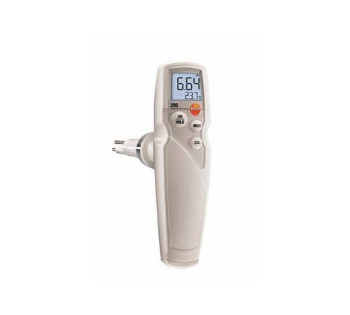 Testo 205 комплект с флаконами для калибровки в алюминиевом кейсе Testo 205 комплект с флаконами для калибровки в алюминиевом кейсе