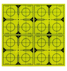 Отражатель пленочный RGK 90*90 мм (4 шт.) желтый