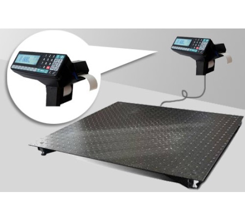 4D-PM-15/15-1000-RP с печатью этикеток - Промышленные электронные платформенные весы с 4 датчиками 4D-PM-15/15-1000-RP с печатью этикеток - Промышленные электронные платформенные весы с 4 датчиками