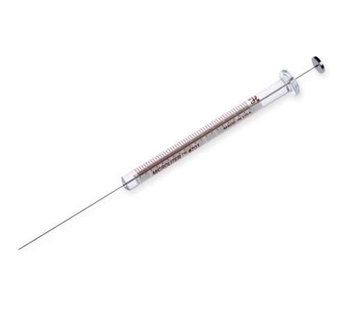 Шприц микролитровый Hamilton 10 мкл, 701 N, Cemented Needle, 26s gauge, 2 in, point style 5 Шприц микролитровый Hamilton 10 мкл, 701 N, Cemented Needle, 26s gauge, 2 in, point style 5