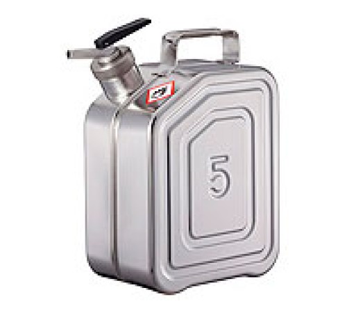 Канистра для ЛВЖ Rotzmeier 05KD, с самозакрывающимся дозатором, 5 л, нержавеющая сталь (Артикул 05KD) Канистра для ЛВЖ Rotzmeier 05KD, с самозакрывающимся дозатором, 5 л, нержавеющая сталь (Артикул 05KD)