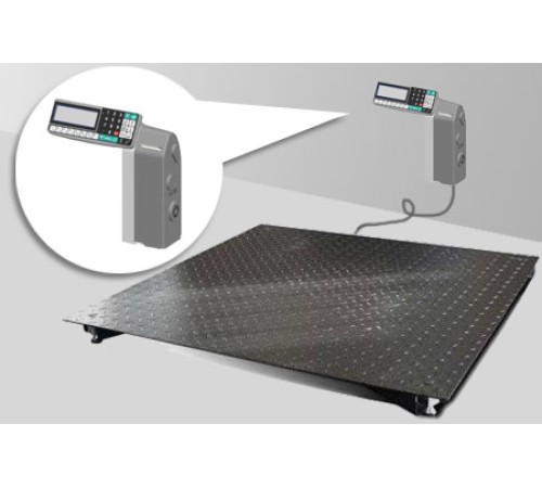 4D-PM-10/10-1000-RL с печатью этикеток - Промышленные электронные платформенные весы с 4 датчиками 4D-PM-10/10-1000-RL с печатью этикеток - Промышленные электронные платформенные весы с 4 датчиками