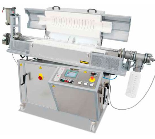 Печь трубчатая вращающаяся для непрерывной обработки Nabertherm RSRC 120-500/11/B400 с трубой из кварцевого стекла 110х100х1540 мм, 1100*С Печь трубчатая вращающаяся для непрерывной обработки Nabertherm RSRC 120-500/11/B400 с трубой из кварцевого стекла 110х100х1540 мм, 1100*С