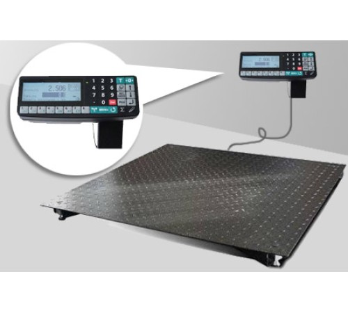 4D-PM-15/12-2000-RA - Промышленные электронные платформенные весы с 4 датчиками 4D-PM-15/12-2000-RA - Промышленные электронные платформенные весы с 4 датчиками