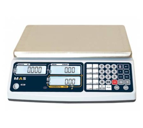 MAS MR1-15 - Торговые электронные весы MAS MR1-15 - Торговые электронные весы