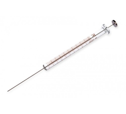Шприц микролитровый Hamilton 25 мкл, 702 N, Cemented Needle, 22s gauge, 2 in., point style 5 Шприц микролитровый Hamilton 25 мкл, 702 N, Cemented Needle, 22s gauge, 2 in., point style 5