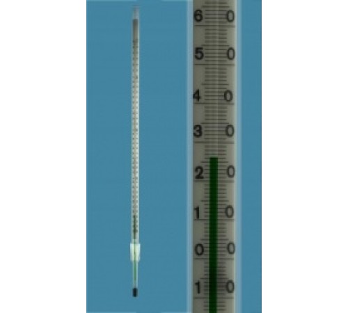 Термометр Amarell на шлифе NS 14,5/23, -10...+360/1°C, глубина погружения 77 мм (Артикул D262358-EF) Термометр Amarell на шлифе NS 14,5/23, -10...+360/1°C, глубина погружения 77 мм (Артикул D262358-EF)