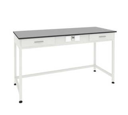 Стол лабораторный с 2-мя ящиками и электрикой 1200х850х850 LG-лайт Стол лабораторный с 2-мя ящиками и электрикой 1200х850х850 LG-лайт