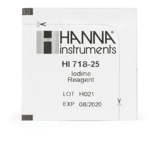 HI 718-25 Реактивы на йод Checker® (25 тестов) HI 718-25 Реактивы на йод Checker® (25 тестов)