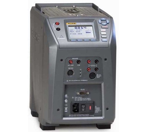 Полевой сухоблочный калибратор температуры Fluke 9142-RU-P-256 Полевой сухоблочный калибратор температуры Fluke 9142-RU-P-256