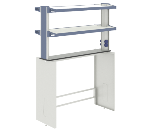 Технологическая стойка островная ЛАБ-PRO ТСОн 120.20/40.90/160 Технологическая стойка островная ЛАБ-PRO ТСОн 120.20/40.90/160