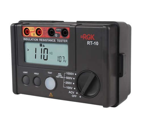 Цифровой мегаомметр RGK RT-10 Цифровой мегаомметр RGK RT-10