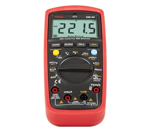 Мультиметр RGK DM-30 с поверкой Мультиметр RGK DM-30 с поверкой